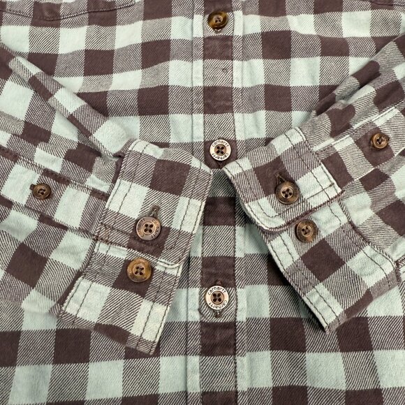 Women's CARHARTT Hamilton Stretch Flannel Button‎ Down Shirt #100714 | Size M - Picture 6 of 10